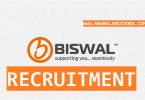 Biswal Limited Recruitment