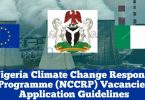 Nigeria Climate Change Response Programme (NCCRP)