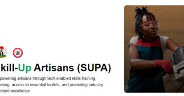 Federal Government SkillUp Artisans (SUPA) Training Program for 10 Million Artisans