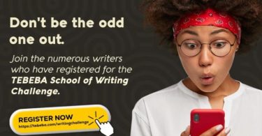 TEBEBA School of Writing challenge
