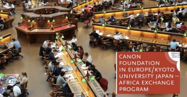 Canon Foundation-Kyoto University Japan-Africa Exchange Program
