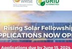 GRID Alternatives/WRISE Solar Power Fellowship