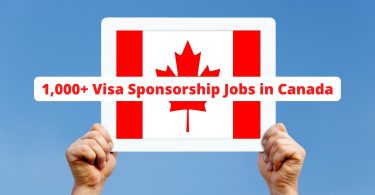 Jobs in Canada with Visa Sponsorship for Foreigners