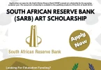The South African Reserve Bank (SARB) Full Art Scholarship 2025