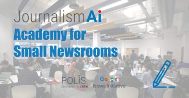 JournalismAI Academy for Small Newsrooms