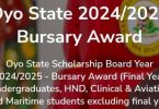 Oyo State Bursary Award