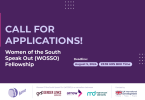 Women of The South Speak Out Fellowship (WOSSO) for Asia-Pacific
