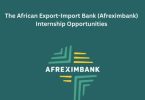 AFREXIMBANK Internship Program for African Students