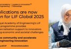 Royal Academy of Engineering LIF Global Program