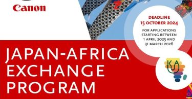 Canon Foundation Japan-Africa Exchange Program