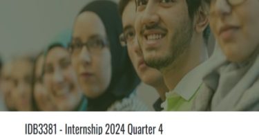 IsDB Internship Program