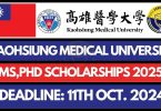 Kaohsiung Medical University Scholarships for International Students