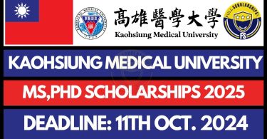 Kaohsiung Medical University Scholarships for International Students