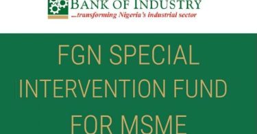 BOI/FGN MSME N75 Billion Intervention Program