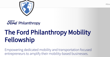 Ford Philanthropy Mobility Fellowship