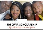 Jim Ovia Foundation Scholarship