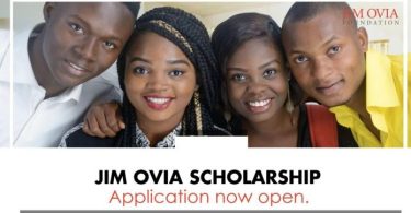 Jim Ovia Foundation Scholarship