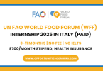 UN FAO WORLD FOOD FORUM(WFF) INTERNSHIP