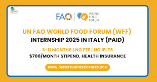 UN FAO WORLD FOOD FORUM(WFF) INTERNSHIP