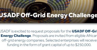 USADF Off-Grid Energy Challenge