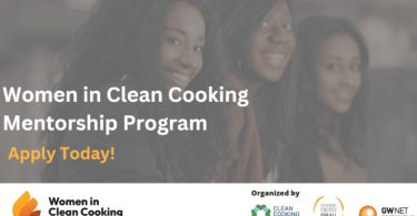 GWNET Women in Clean Cooking Mentorship Program