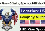 H1B visa sponsorship positions