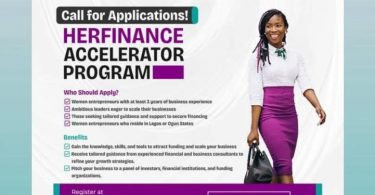 HerFinance Accelerator Program For Women Entrepreneurs