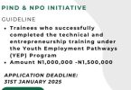 PIND/NPO Startup Business Funding Program