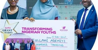 SARA BY WEMA/ EDC/ Mastercard Foundation Transforming Nigerian Youths Program For Young Nigerian Entrepreneurs (up to N5 Million Grant Award)