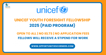 UNICEF Youth Foresight Fellowship