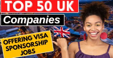 Companies that Can Sponsor Visa Jobs in UK