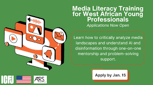 ICFJ Media Literacy Training for West African Young Professionals