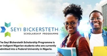 Seyi Bickersteth Scholarship Program