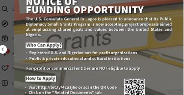 U.S. Mission to Nigeria Public Diplomacy Small Grants Program