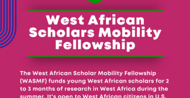 WARA West African Scholar Mobility Fellowship