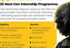 Centre for Journalism Innovation and Development (CJID) Next Gen Internship Program