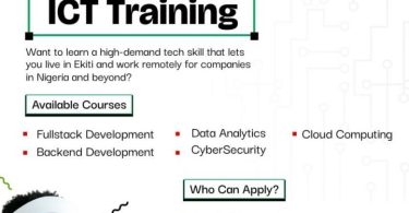 Ekiti State MSME ICT Training