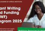 Leader of Africa Institute Grant Writing and Funding (GWF) Program