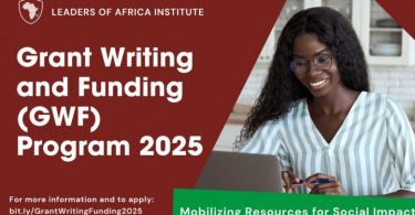 Leader of Africa Institute Grant Writing and Funding (GWF) Program