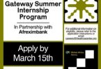 Afreximbank, Africa Center, Global Africa Gateway Summer Internship Program