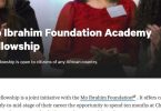 Chatham House_Mo Ibrahim Foundation Academy Fellowship