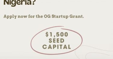 OG Startup Grant For Young Entrepreneurs in Nigeria